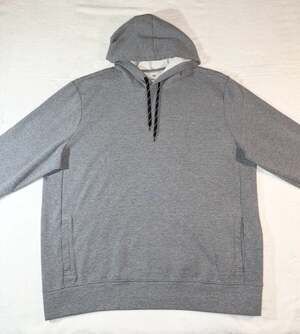 GapFit Mens Gray Breathable Performance Stretch Hoodie, 2XL